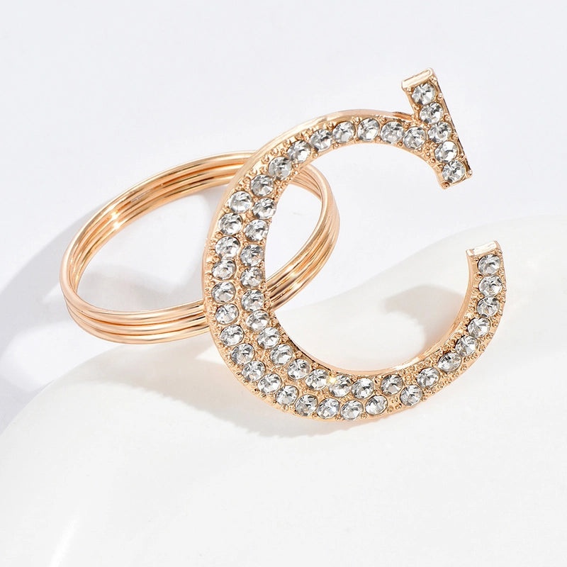 Stylish Metal Letter Napkin Holder Single Piece|Dining Table Accessories