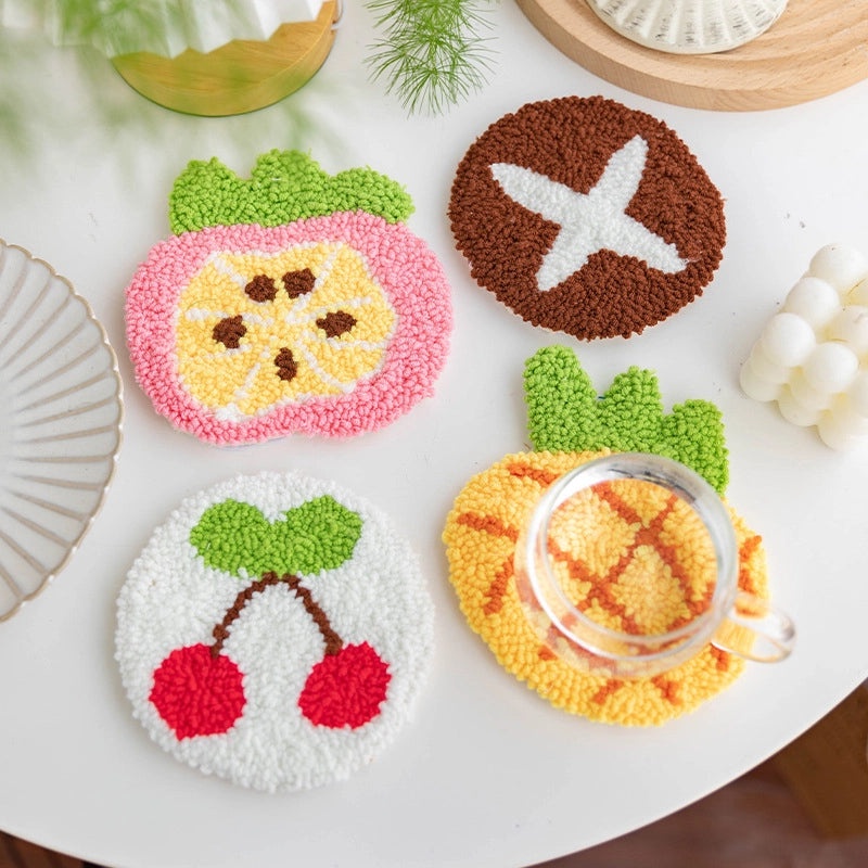 Handmade Felt Animal and Fruit Yarn Crafts | Handmade Crafts & DIY Supplies