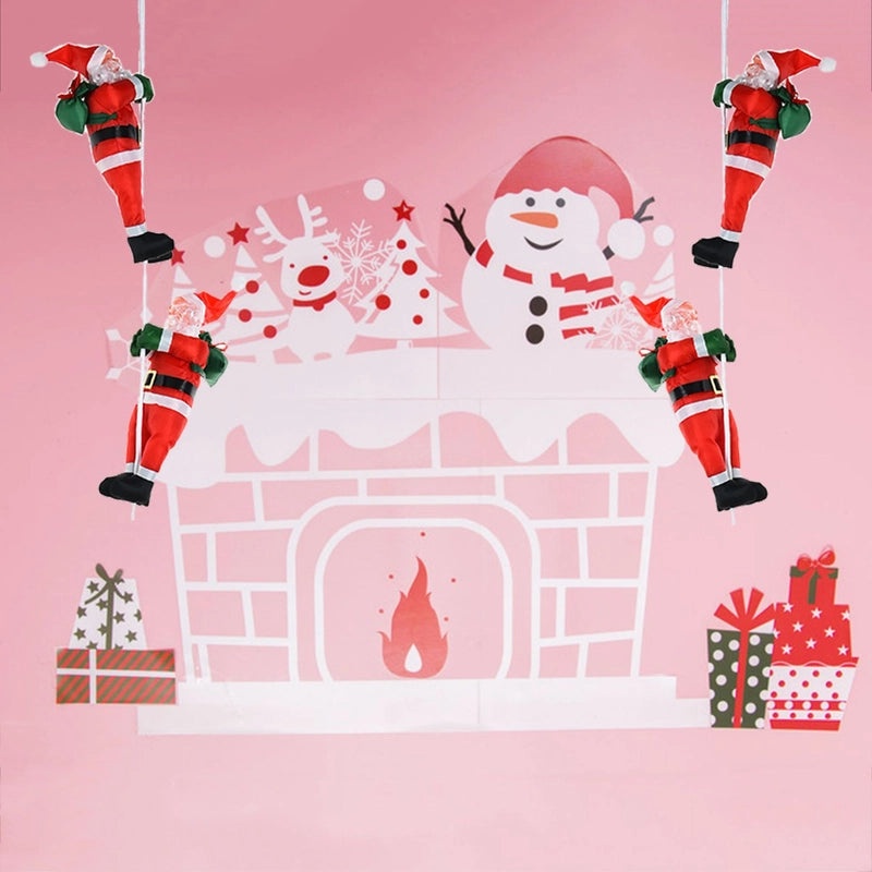 Christmas Nordic Santa Claus Decoration PVC Polyester Holiday Party Ornament|Home Decor & Seasonal Decorations