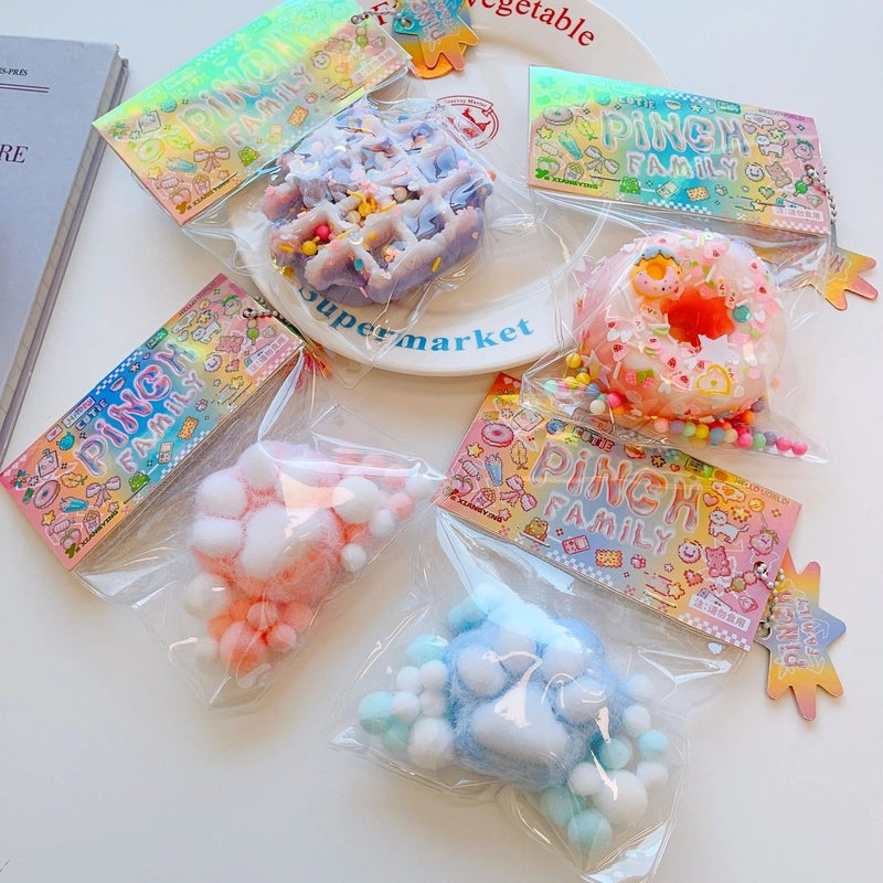 Paw Print Donut Fidget Toys for Stress Relief|Sensory & Fidget Toys