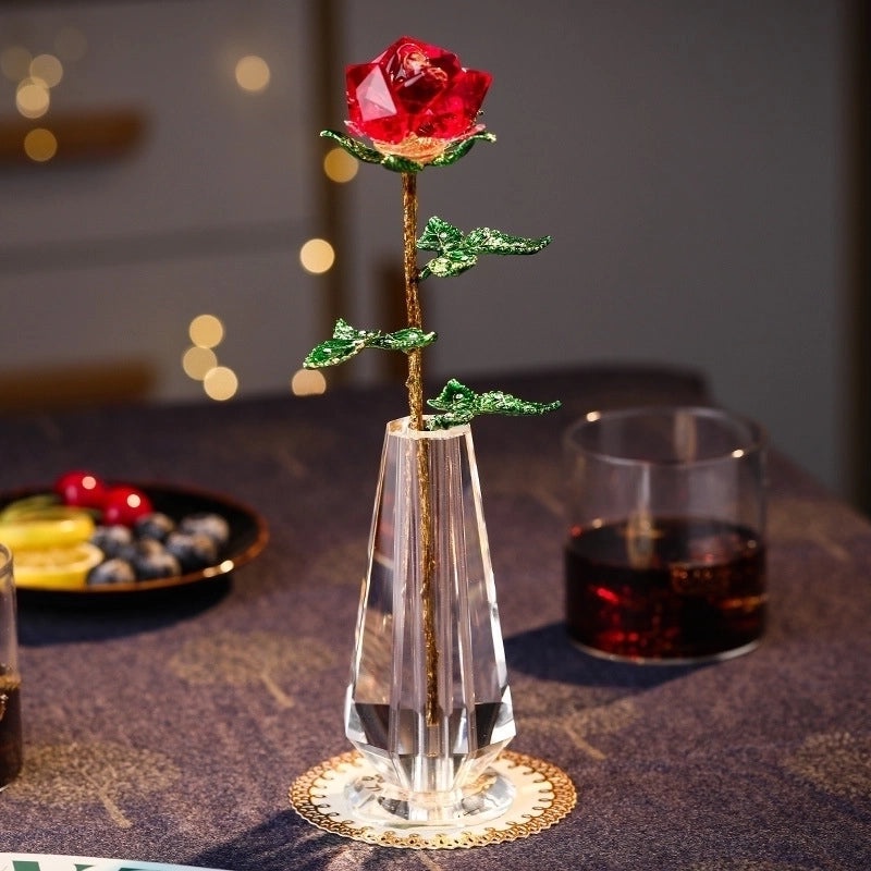 Elegant Chinoiserie Floral Crystal Decor | Home Decor