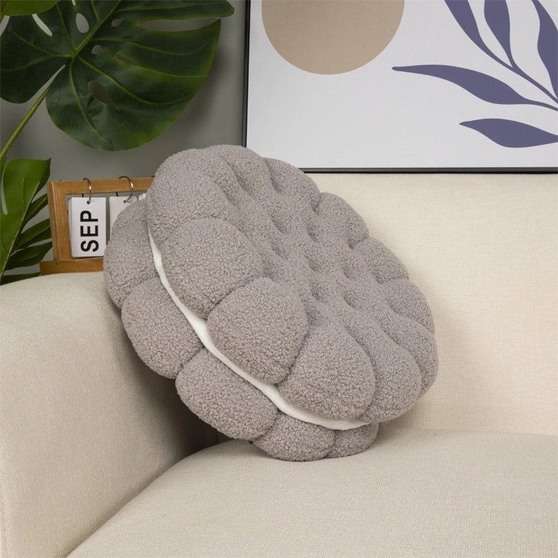 Creative Lamb Fleece Cushion Soft Sofa Pillow Office Waist Support Bedside Comfort Pillow|Home Decor Cushions