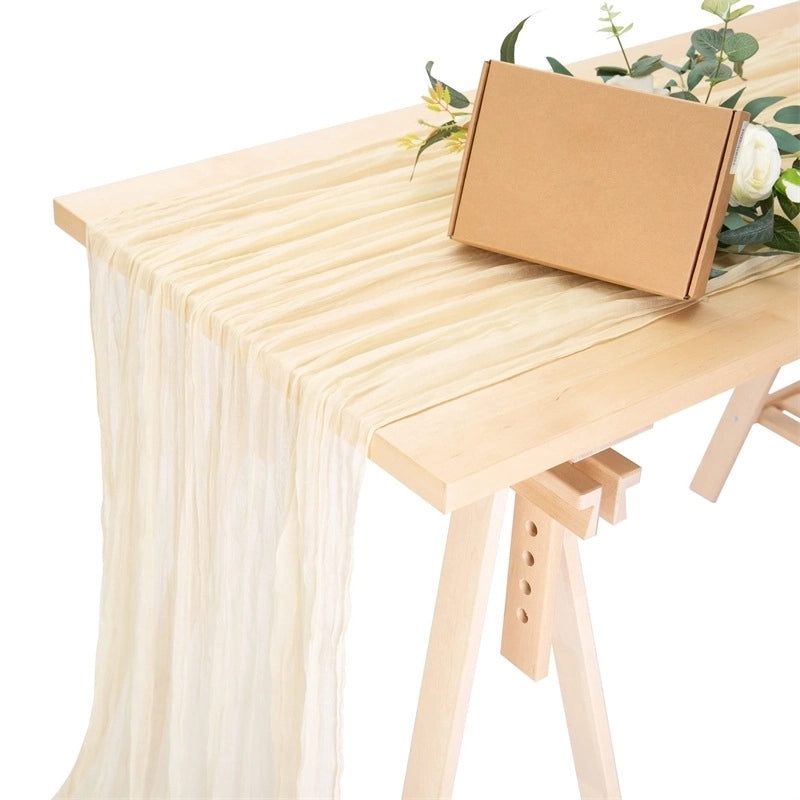 Elegant Vacation Table Runner in Solid Color Polyester|Home Decor Table Linens