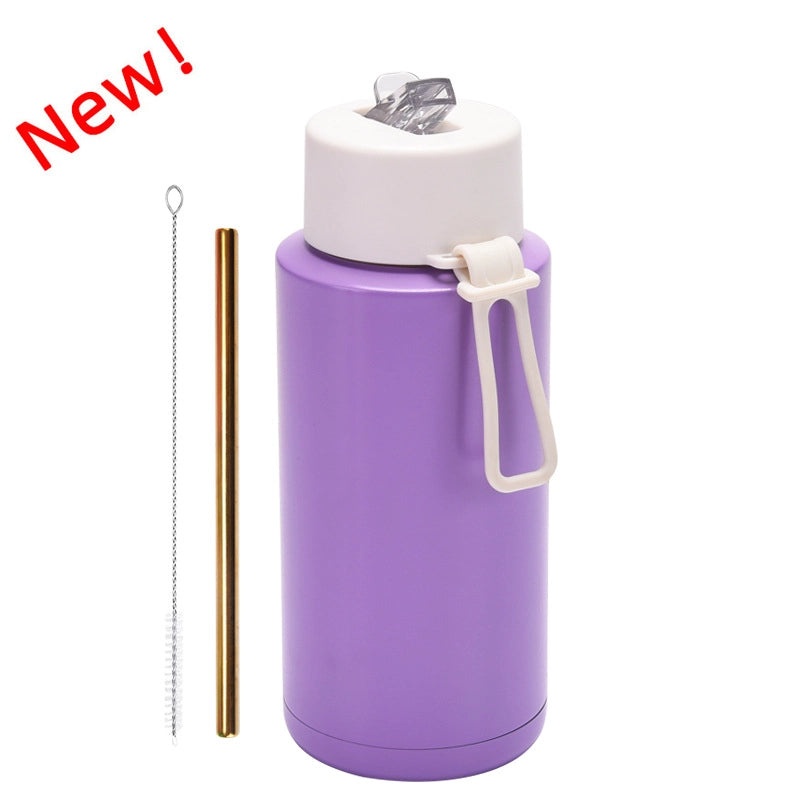 Insulated Stainless Steel Thermos Mug in Solid Colors for Everyday Use|Drinkware & Thermoses