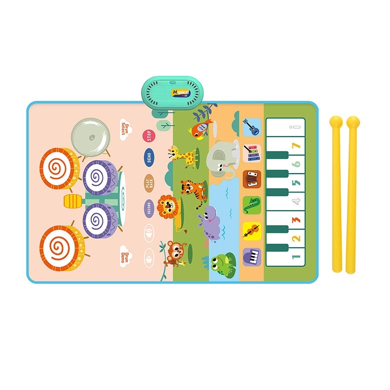 Early Learning Drum and Piano Music Blanket for Babies|Educational Toys