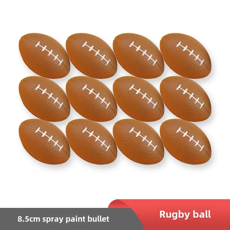 6.3cm Foam Decompression Ball PU Sponge Softball Basketball Rugby Volleyball for Kids|Sports & Outdoor Toys