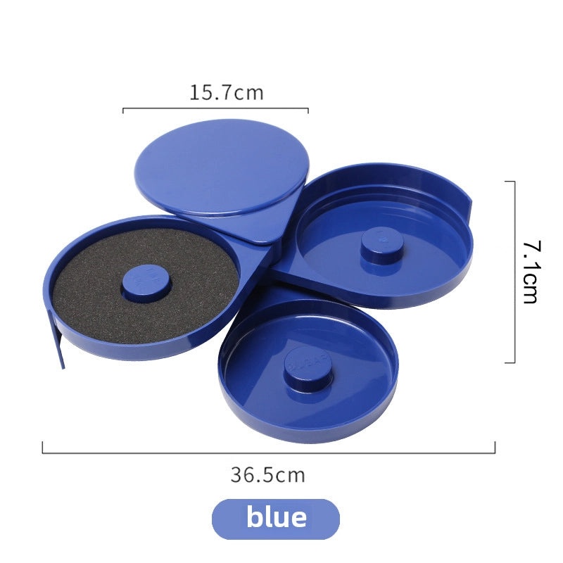 Three-Layer Bartender Seasoning Box Plastic Salt Sugar Cocktail Mixer Organizer|Bar Accessories