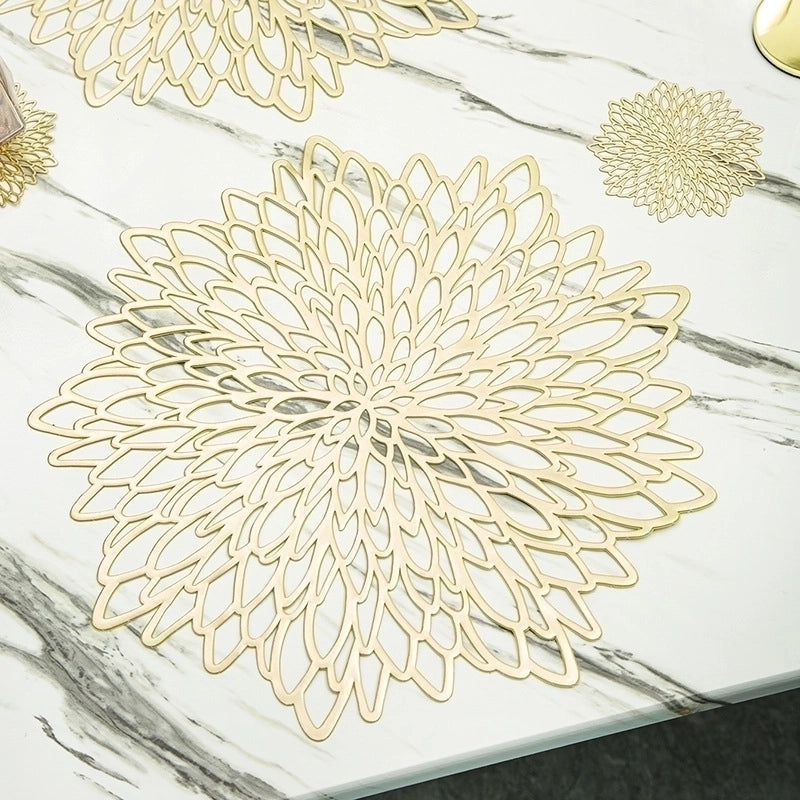 Stylish Floral Design Plastic Placemat for Dining Table|Home & Kitchen Tableware