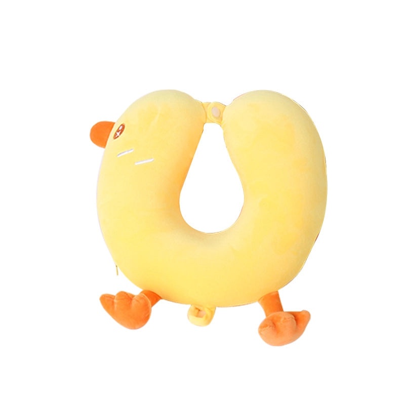 Cartoon Memory Foam U-Shaped Neck Pillow for Travel, Office, and Home | Travel Accessories