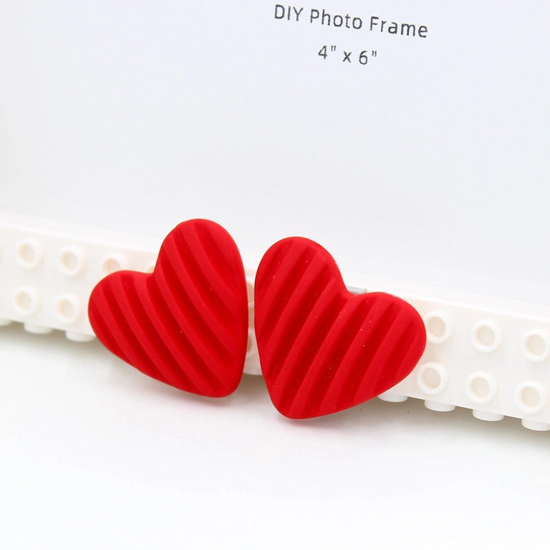 Heart-Shaped ABS Photo Frames for Casual Decor|Home Decor & Photo Accessories