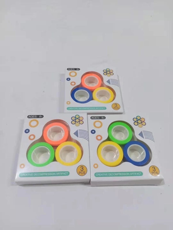 Magnetic Fingertip Gyro Ring Stress Relief Decompression Toy | Fidget Toys & Stress Relief