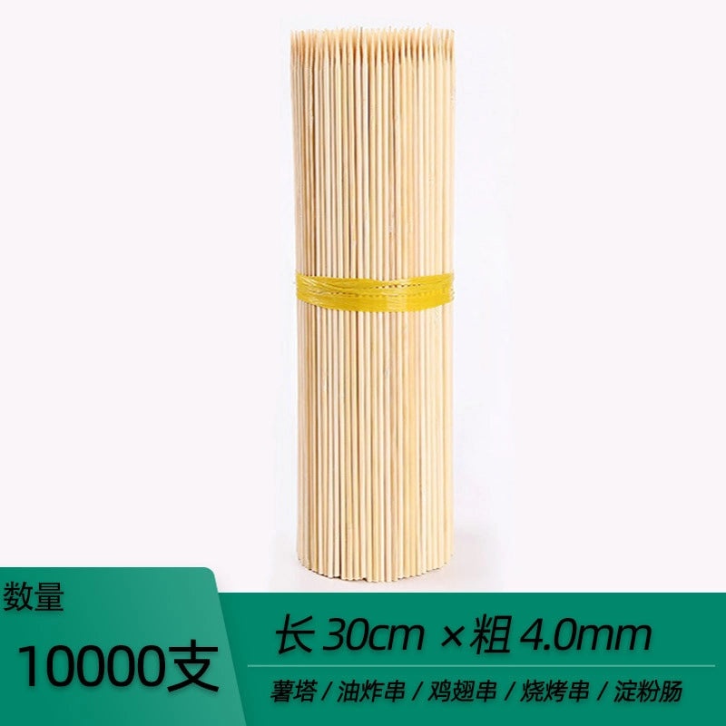 Disposable Bamboo Skewers for BBQ Grilled Meat and Fruits | Kitchen & Dining Accessories
