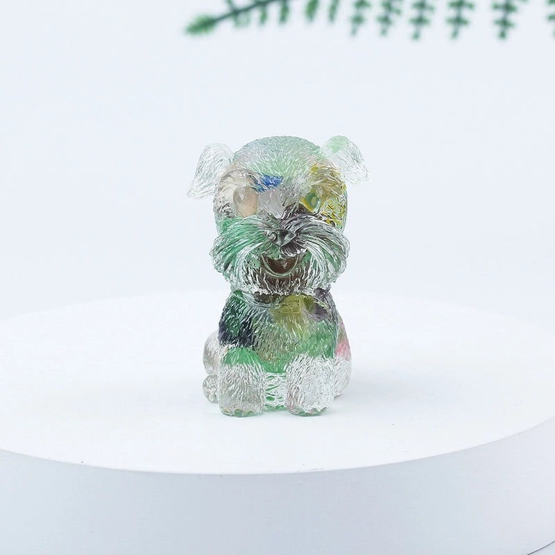 Adorable Dog Shaped Crystal Figurines for Home Decor|Decorative Figurines