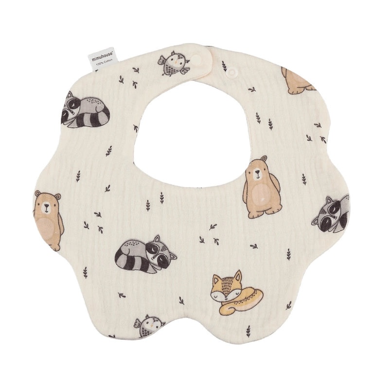 Adorable Animal Cherry Blossom Cotton Baby Burp Cloths Soft Infant Accessories|Baby Essentials