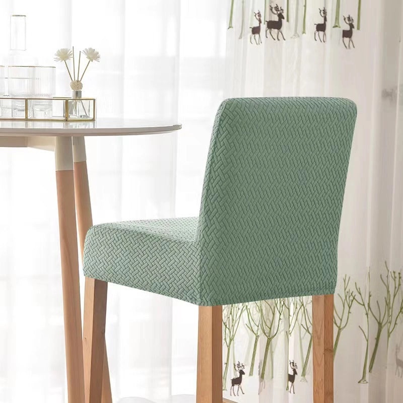 Elastic Short Back Chair Cover with High Leg Protection | Chair Covers & Cushions