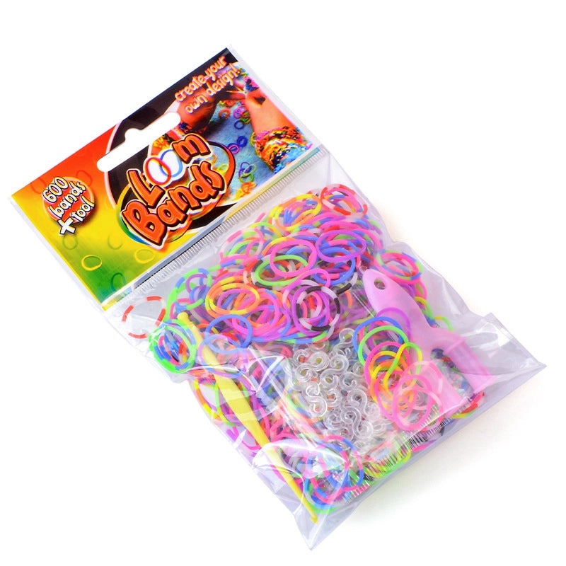 Rainbow Loom Kit for Kids DIY Woven Rubber Band Bracelets Educational Craft Toy|Kids DIY Toys & Crafts