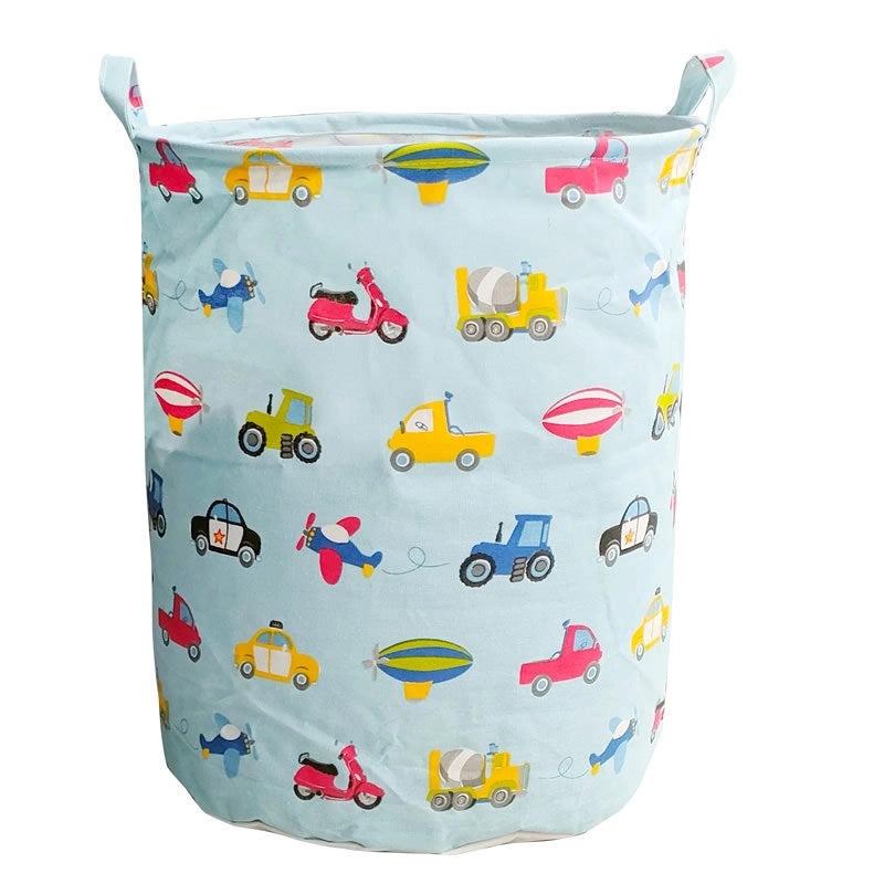 Large Waterproof Laundry Basket with Colorful Print|Home Storage & Organization