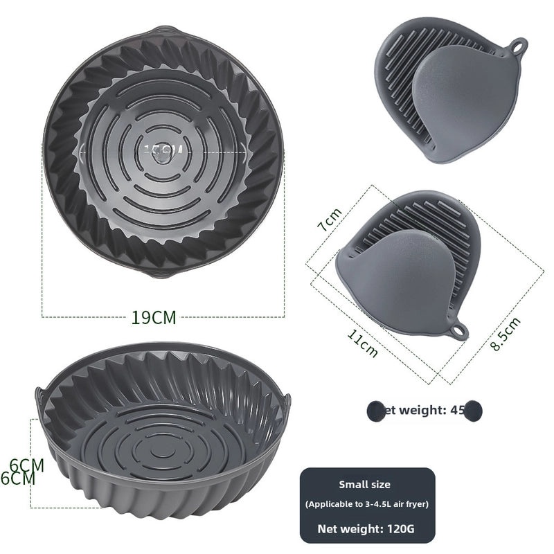 Silicone Air Fryer Cake Mold Round Cup DIY Baking Plate Mafen Cup Non-stick Silicone Pad|Kitchen & Dining Bakeware