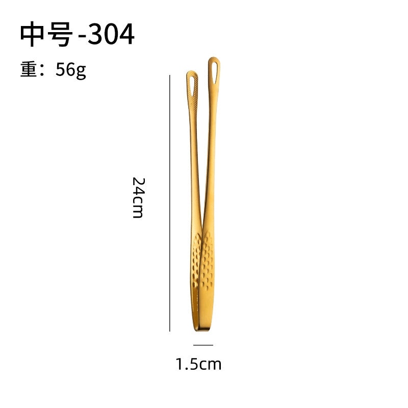 Korean Style 304 Stainless Steel Food Clips for Barbecue, Steak, Bread, Buffet | Kitchen Utensils & Gadgets