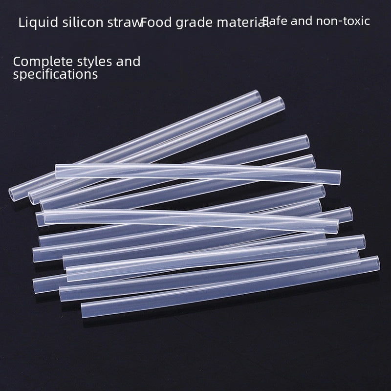 儿童专用液态硅胶柔软吸管 适配多品牌儿童保温杯通用配件 可爱熊款|儿童用品配件