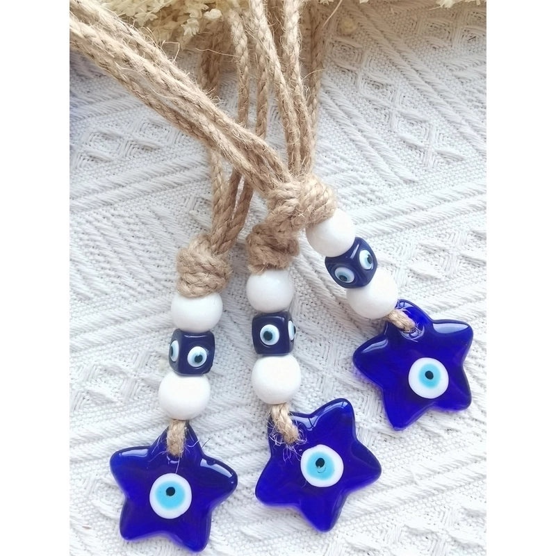 Vintage Devil's Eye Glass Pendant Wall Hanging | Home Decor & Wall Art