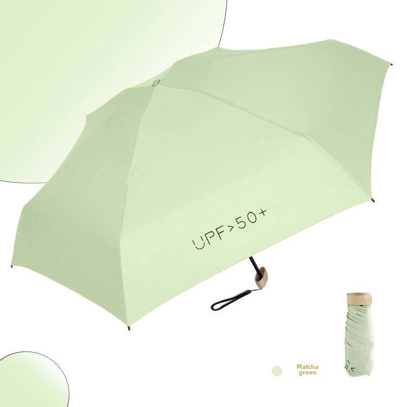 50% UV Protection Foldable Umbrella Compact Pocket Size Eight and Six Bone Options | Sun & Rain Umbrellas