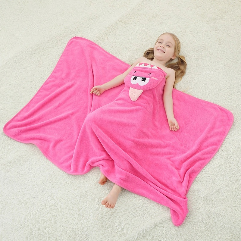 Animal Print Cotton-Polyester Bathrobe Towel for Casual Vacation Use|Bathrobes & Towels