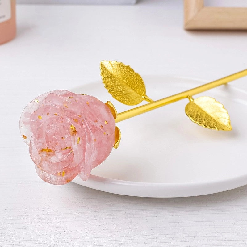 Delicate Alloy Flower Crystal Charm | Jewelry Accessories