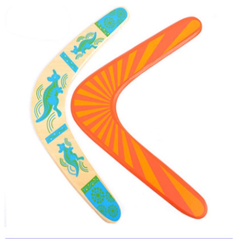 V-shaped Wooden Boomerang Dart for Outdoor Sports and Parent-Child Fun | Outdoor Sports Equipment
