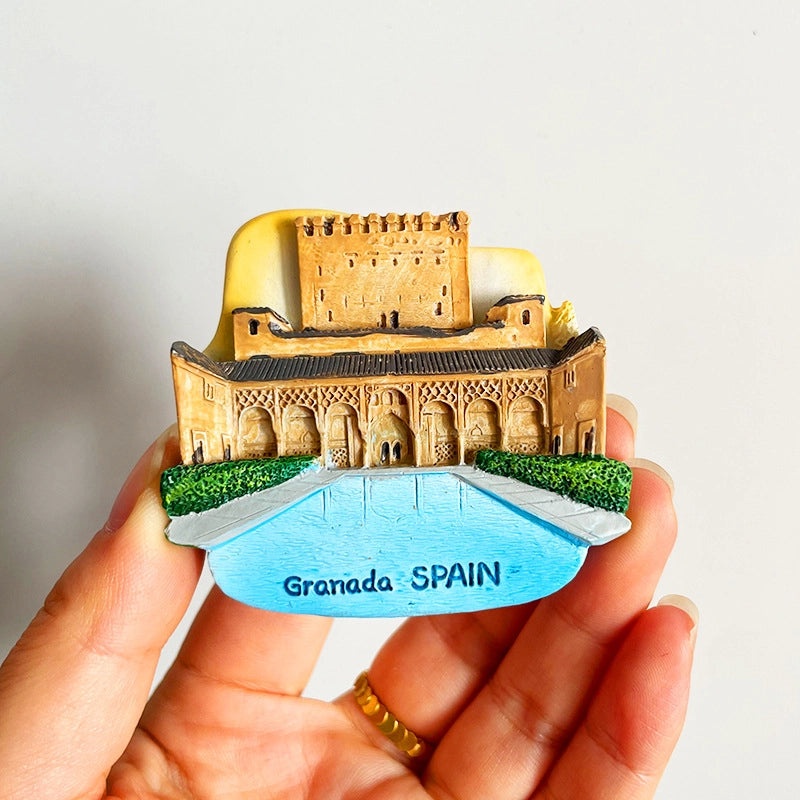 3D Travel Refrigerator Magnet Stickers Europe Cities Souvenirs Creative Tourist Gifts|Home Decor & Magnets