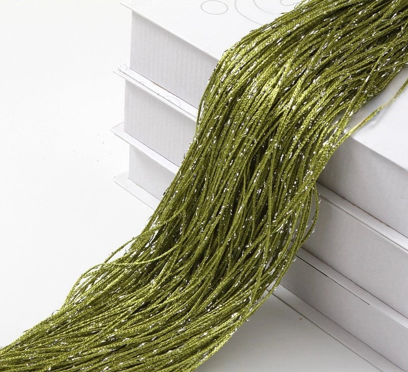 Korean Style Silver Thread Door Curtain 1x2M for Living Room Bedroom Partition Hanging Curtain|Home Decor Curtains