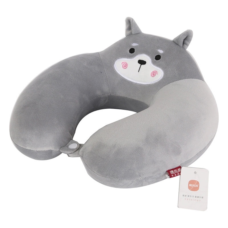 Cartoon Memory Foam U-Shaped Neck Pillow for Travel, Office, and Home | Travel Accessories