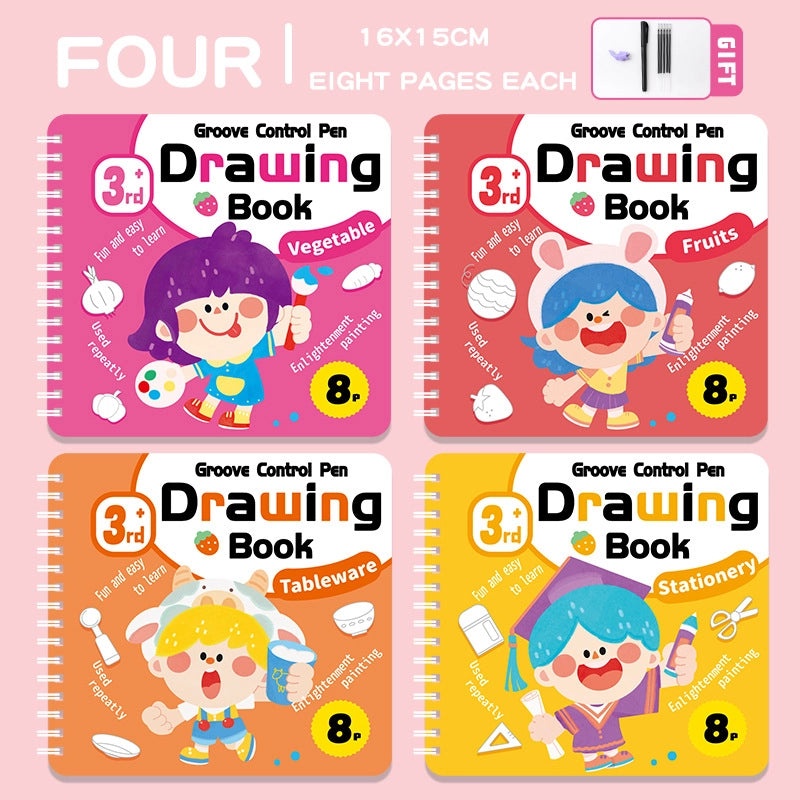 Toddler Drawing and Painting Letter Paper Toy Set for Ages 3-6 | Educational Art Supplies for Kids