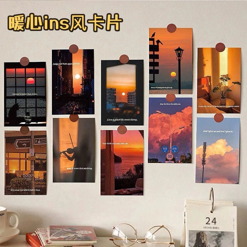 Elegant Landscape Paper Wall Sticker for Home Decor|Wall Art & Stickers
