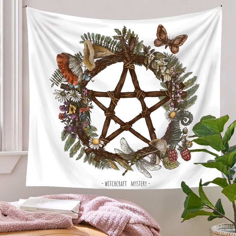 Stylish Floral Polyester Wall Hanging Tapestry|Home Decor & Wall Art