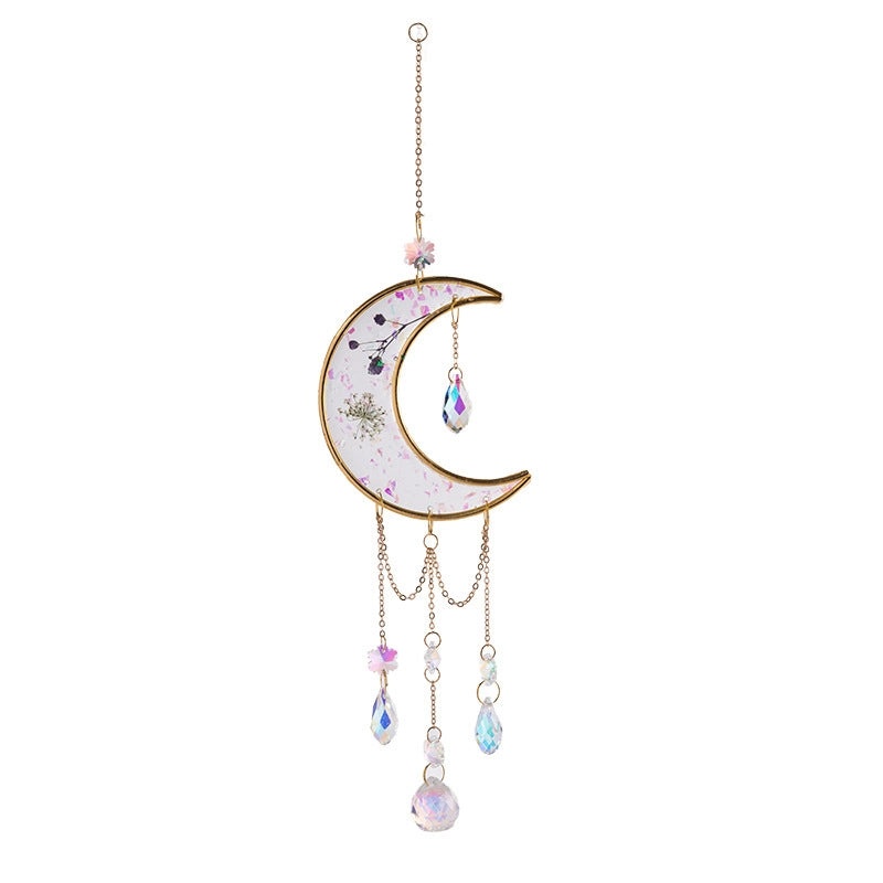 Modern Moonstone Crystal Pendant Wall Art | Home Decor
