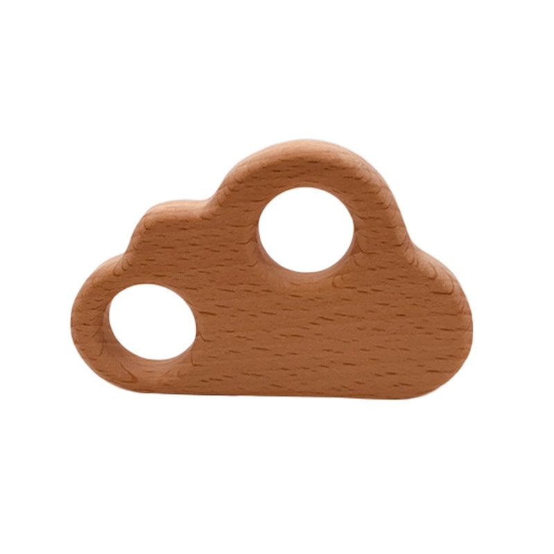 Natural Beech Wood Baby Teether Toys|Baby Teethers & Soothing Toys