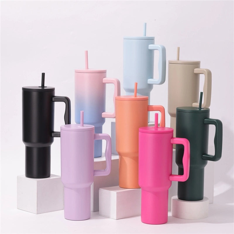 Stainless Steel 304 Thermos Cup Multicolor Casual Solid Color 201 Steel 500ml | Drinkware & Travel Mugs