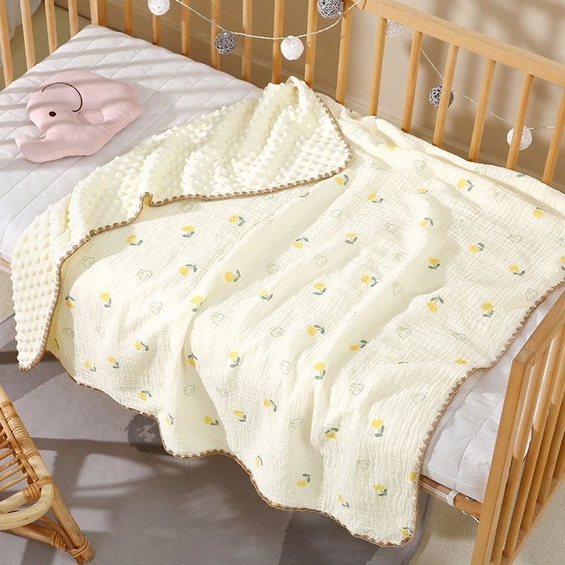 Adorable Animal Print Striped Solid Cotton Baby Bedding Set|Baby Bedding & Accessories