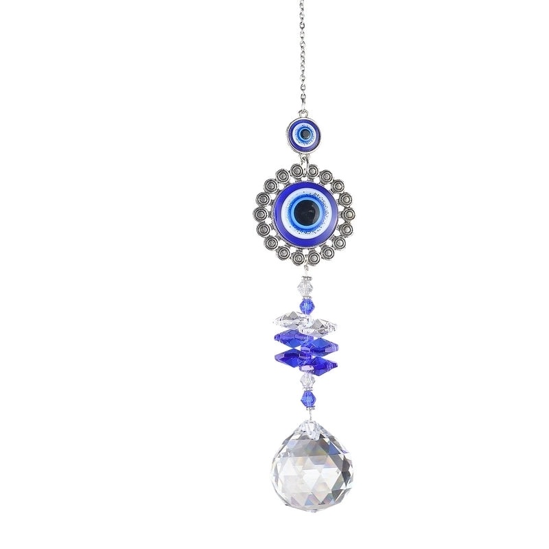 Stylish Devil's Eye Synthetic Crystal Charm Necklace|Jewelry & Accessories