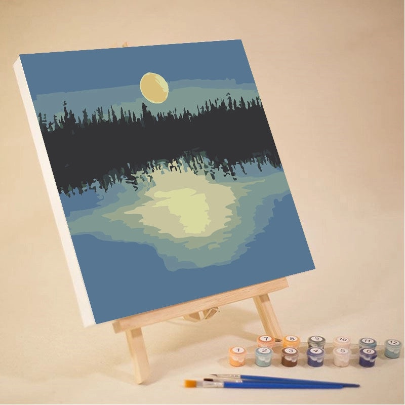 10-12 Color High Quality Pigment Set for DIY Digital Oil Painting Landscape | Painting Supplies