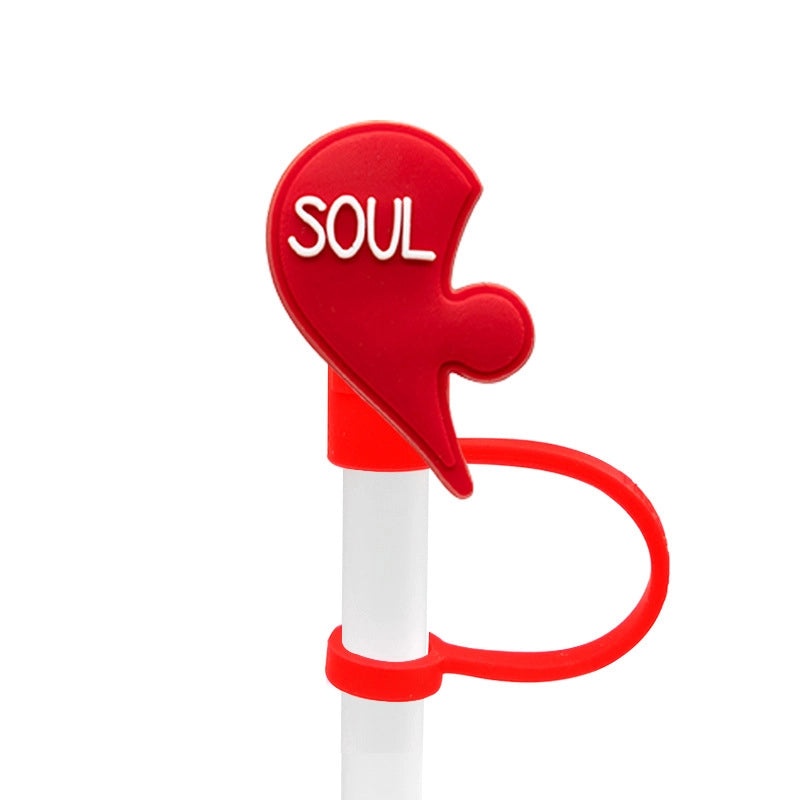 Cartoon Silicone Straw Caps for 8-10mm Straws | Personalized Drink Accessories