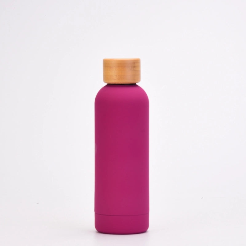 304 Stainless Steel Insulated Sports Water Bottle with Bamboo Lid Large Capacity Portable | Sports & Outdoors