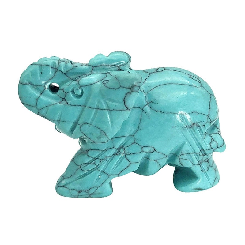 Set of 5 Minimalist Elephant Crystal Figurines | Home Decor Ornaments|Artificial Decorative Accessories|Elegant Table Decorations|Gift Ideas|Deco