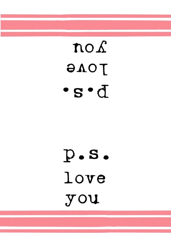 Adult Microfiber Kitchen Utensil Cleaning Cloth Heart Letter Design