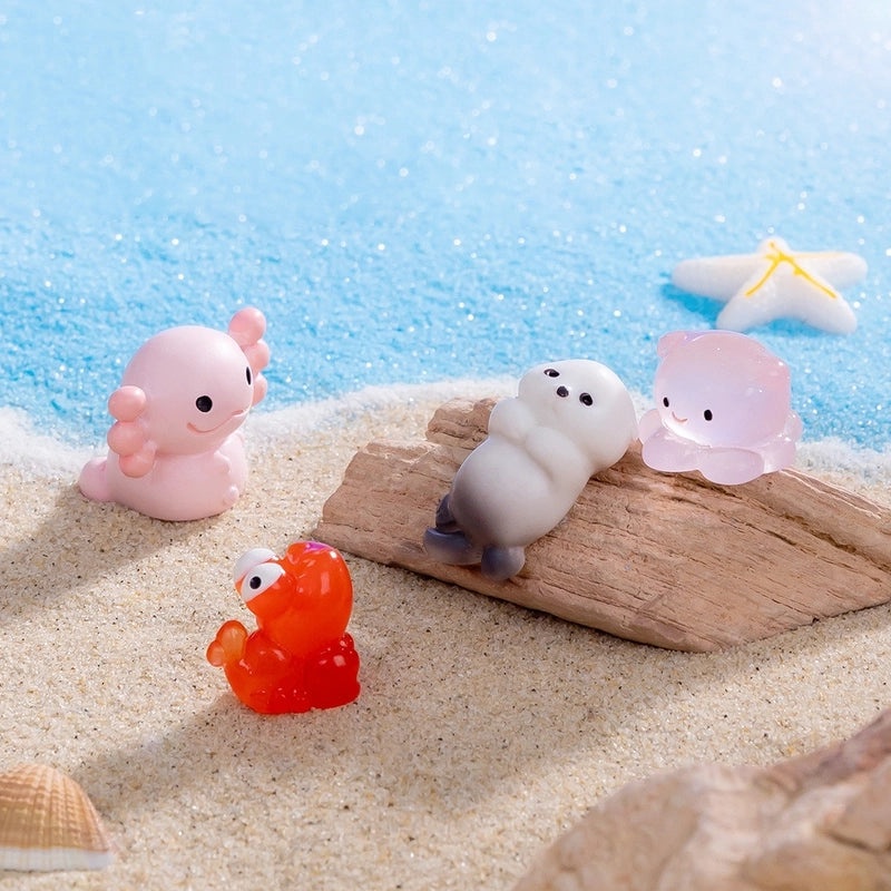 Cute Cartoon Coral Fish Resin Ornament for Home Decor|Home Decor Ornaments