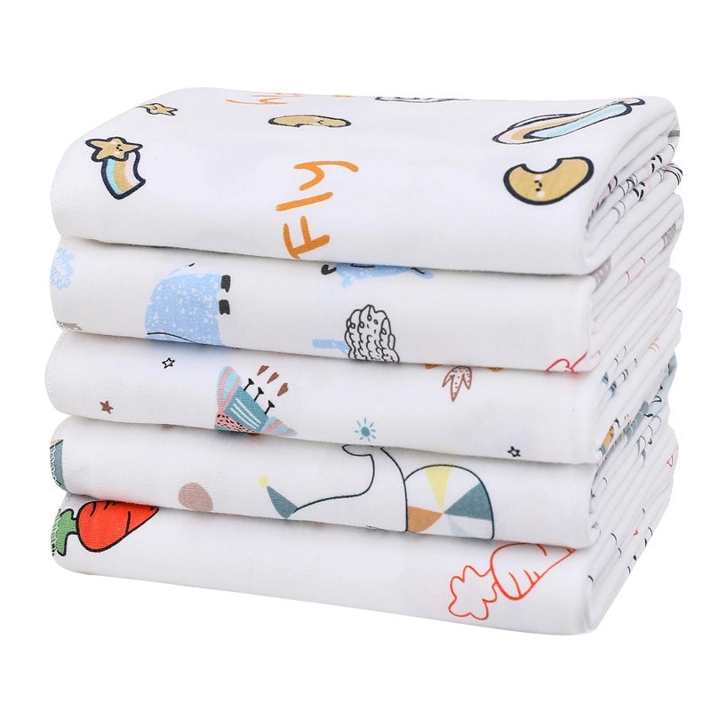 Adorable Cartoon Print Cotton Baby Blanket Soft Infant Accessory|Baby Blankets & Swaddles