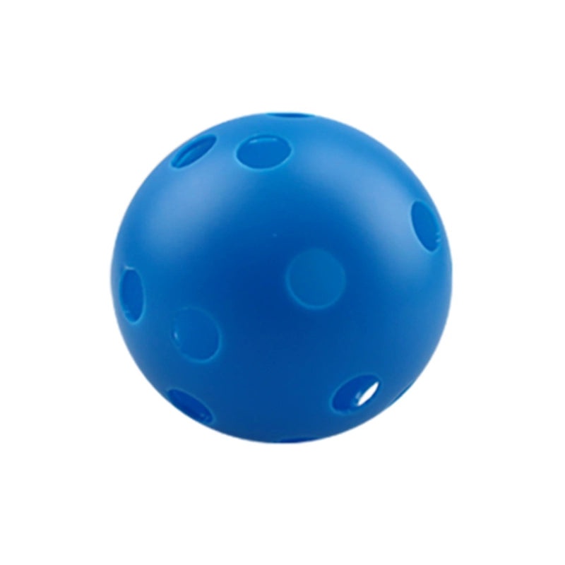 Multicolor 26-Hole Durable 72mm Plastic Floorball Ball for Bat Practice | Sports Equipment