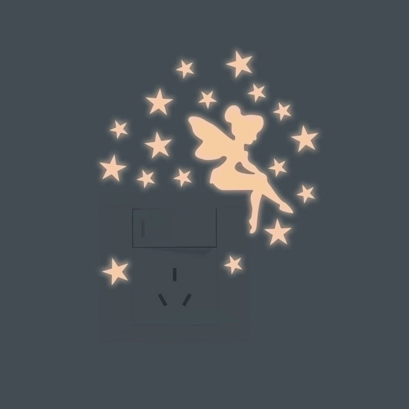 Adorable Star Elf Pet Wall Decal for Kids Room Decor|Home Decor
