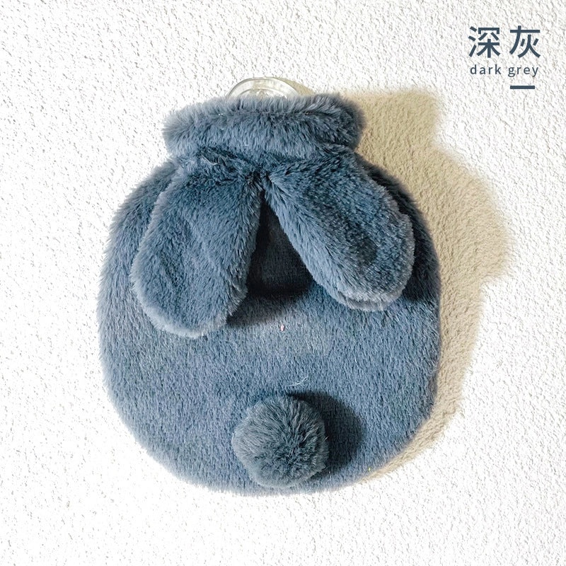 Korean Style Large Plush Rabbit Hot Water Bag PVC Injection Warm Hand Compress Hot Sale|Home & Living/Heating Pads & Compresses